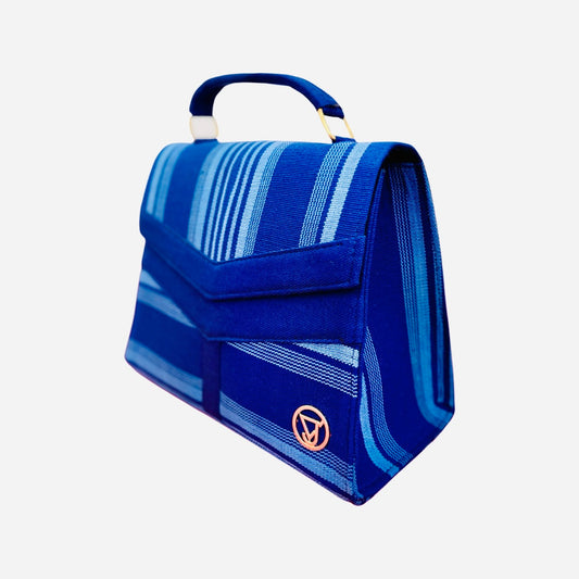 Irede Aso-Oke Handbag-Blue