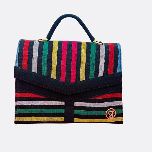 Irede Aso-Oke Handbag- Multi color